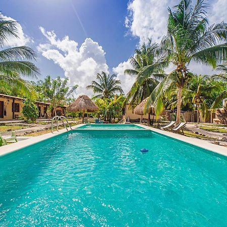 Posada Palmar Bacalar Bagian luar foto