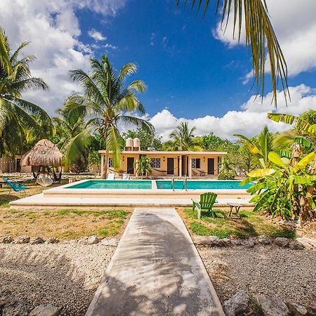 Posada Palmar Bacalar Bagian luar foto