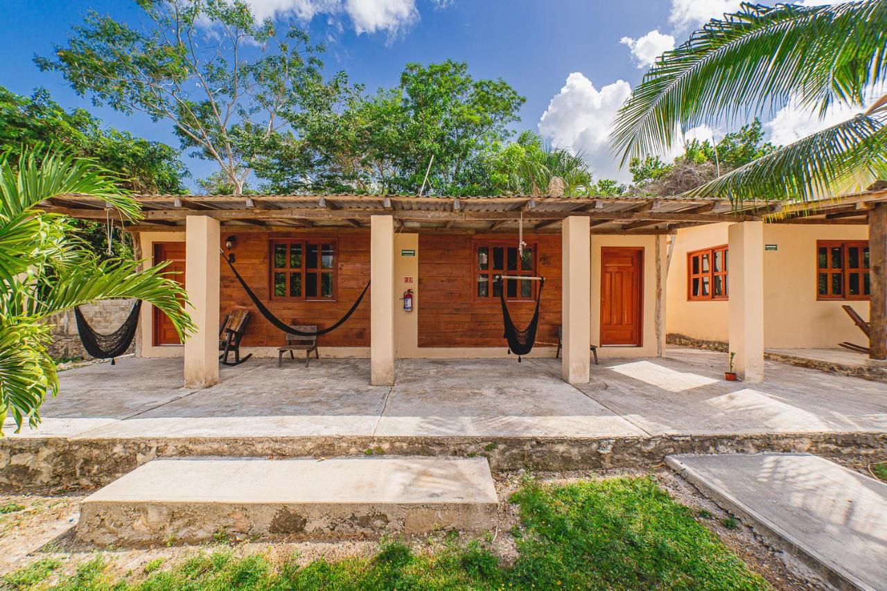 Posada Palmar Bacalar Bagian luar foto