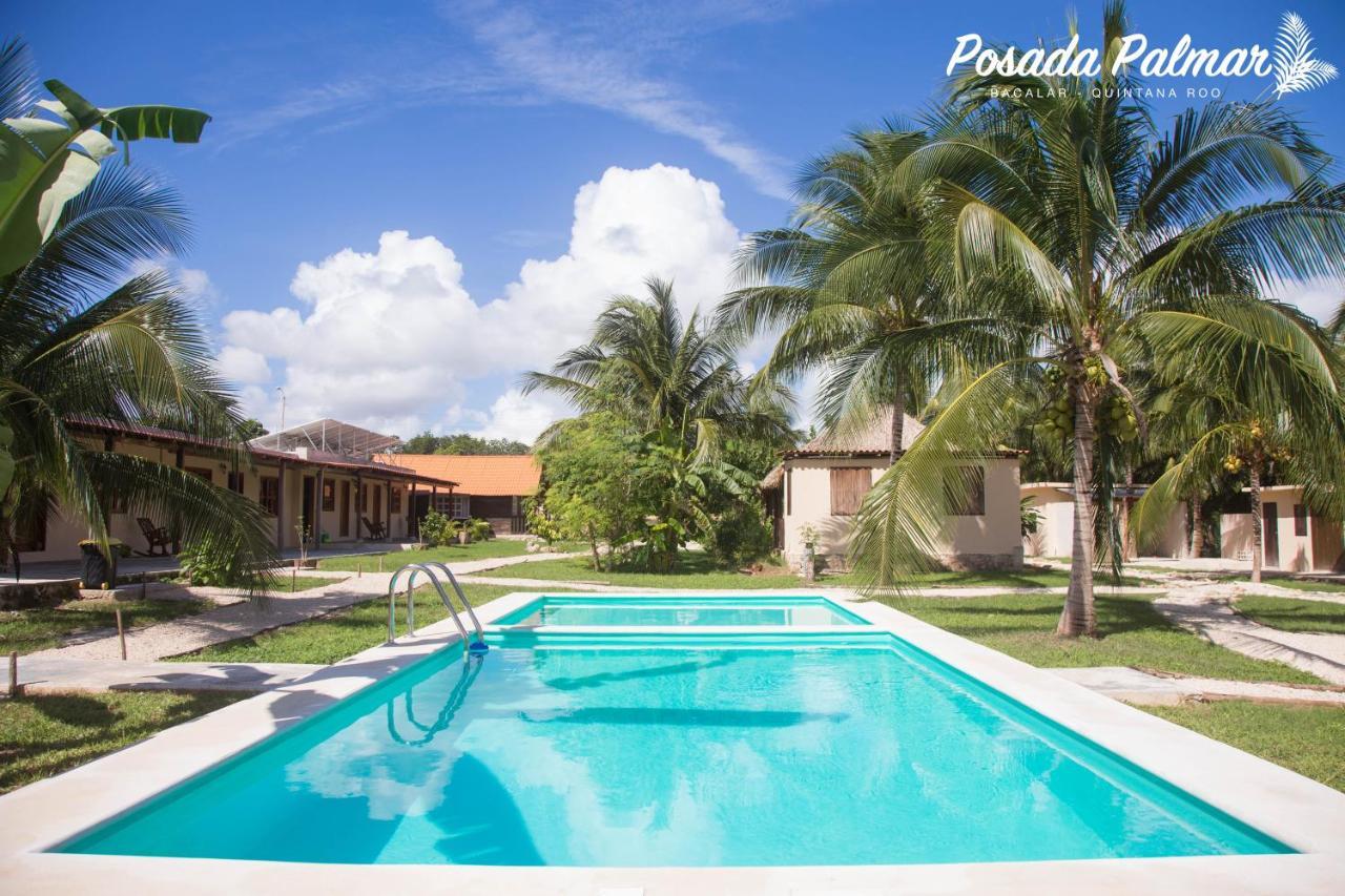 Posada Palmar Bacalar Bagian luar foto